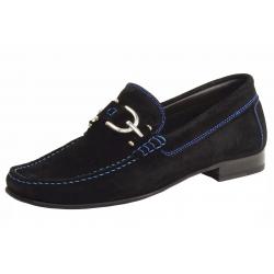 Donald J Pliner Men's Dacio Slip On Loafers Shoes - Black Suede - 8.5 D(M) US