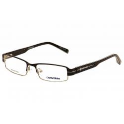 Converse Men's Eyeglasses DJ Black Full Rim Optical Frame - Black - Lens 49 Bridge 17 Temple 135mm