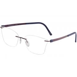Silhouette Eyeglasses Titan Accent Flora Edition Chassis 4548 Optical Frame - Purple - Bridge 17 Temple 135mm