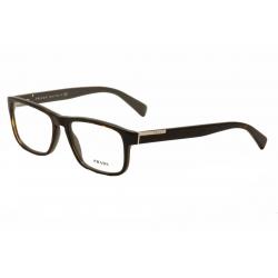 Prada Men's Eyeglasses VPR07P VPR/07P Full Rim Optical Frame - Havana/Gray   KA5 1O1 - Lens 56 Bridge 17 Temple 145mm