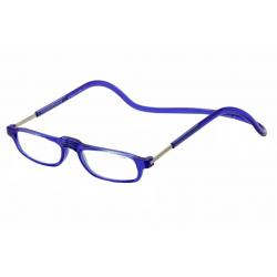 Clic Reader Eyeglasses City Readers Full Rim Magnetic Reading Glasses - Blue - Strength +2.00
