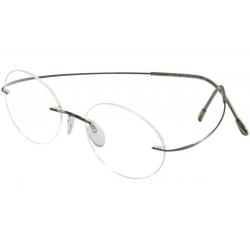 Silhouette Eyeglasses TMA Must Collection Chassis 5515 Rimless Optical Frame - Pinecone   6040 (Formerly 6102) - Bridge 17 Temple 150mm