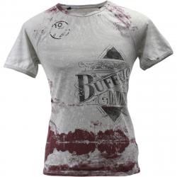 Buffalo By David Bitton Men's Tamo Cotton Short Sleeve Crew Neck T Shirt - White - Medium