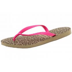 Havaianas Women's Slim Animals Fashion Flip Flops Sandals Shoes - Brown - 11 B(M) US/12 B(M) US
