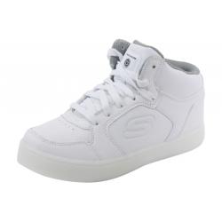 Skechers Little/Big S Lights Energy Lights Light Up Sneakers Shoes - White - 5 M US Big Kid
