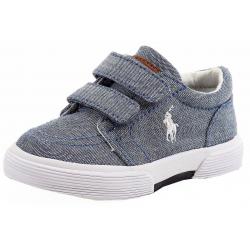 Polo Ralph Lauren Toddler Boy's Faxon II EZ Fashion Sneaker Shoes - Blue - 6   Toddler