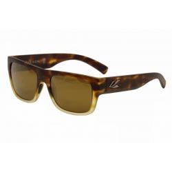 Kaenon Polarized Montecito Fashion Sunglasses - Matte Tort Fade/B12M Silver Logo   05 - Lens 55 Bridge 19 Temple 138mm