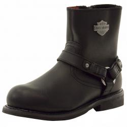 Harley Davidson Men's Scout Steel Toe Work Boots Shoes D93262 - Black - 13 D(M) US