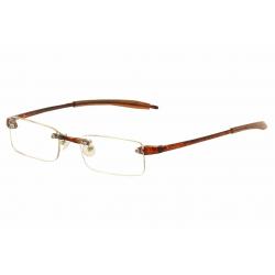 VisuaLites Eyeglasses Vis1 Rimless Reading Glasses - Tortoise - +1.00