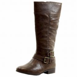 Nine West Girl's Sassy Tran Fashion Boots Shoes - Brown - 1   Little Kid