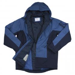 Champion Men's Technical Ripstop Ski Puffer Hooded Jacket - Blue - XX Large