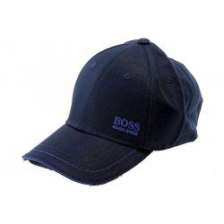 Hugo Boss Cap 1 Cotton Strapback Baseball Cap Hat (One Size Fits Most) - Navy