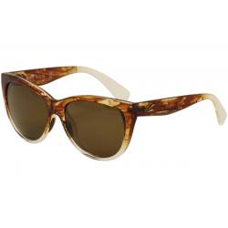 Kaenon Polarized Women's Palisades Fashion Sunglasses - Sepia/Gold/Grey Brown Polarized   218SPSPGL - Lens 55 Bridge 18 Temple 139mm
