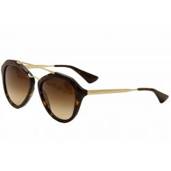 Prada Women's Cinema SPR12Q SPR/12Q Fashion Sunglasses - Brown - Lens 54 Bridge 18 Temple 135mm
