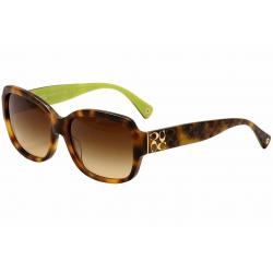 Coach Women's Emma HC8001 HC/8001 Fashion Sunglasses - Tortoise/Grd Brown   5052/13 - Medium Fit