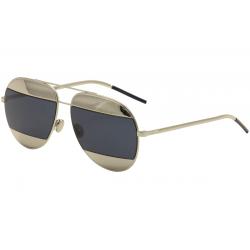 Christian Dior Women's Split 1/S Fashion Sunglasses - Palladium/Blue Avio   010/KU - Lens 59 Bridge 14 Temple 145mm