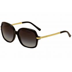 Michael Kors Women's Adrianna II MK2024 MK/2024 Sunglasses - Black/Gold/Light Grey Gradient   316011 - Lens 57 Bridge 16 Temple 135mm