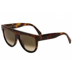 Celine Women's CL 41026S 41026/S Fashion Sunglasses - Havana/Black/Brown/Silver/Brown Degrade   AEA/Z3 - Lens 58 Bridge 16 Temple 150mm
