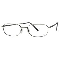 Aristar By Charmant Men's Eyeglasses AR6750 AR/6750 Full Rim Optical Frame - Antique Grey   554 - Lens 52 Bridge 18 Temple 140mm