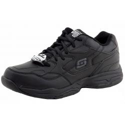 Skechers Men's Work Relaxed Fit Felton Sneakers Shoes - Black - 9 E(W) US