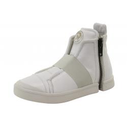 Diesel Men's S Nentish Strap Fashion High Top Sneakers Shoes - White - 10 D(M) US