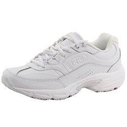 Fila Women's Memory Workshift Non Skid Slip Resistant Sneakers Shoes - White - 7.5 B(M) US