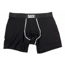 Saxx Men's Vibe Everyday Modern Fit Boxer Underwear - Black - Small