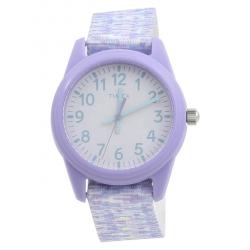 Timex Girl s TW7C12200 Time Machines Purple White Analog Watch