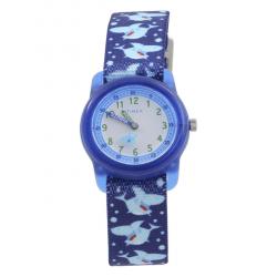 Timex Boys s TW7C13500 Time Machines Blue Shark Analog Watch