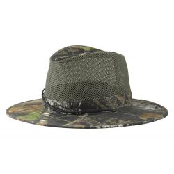 Henschel Men's Packable Aussie Breezer Camo Safari Hat - Green - Medium