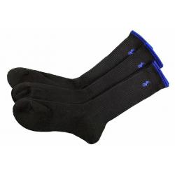 Polo Ralph Lauren Men's 3 Pack Technical Performance Crew Socks - Black - Sock 10 13; Fits 6 12.5