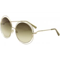 Chloe Women's CE 114S 114/S Fashion Sunglasses - Gold/Light Brown Crystal/Brown Gradient   733 - Lens 62 Bridge 18 Temple 135mm