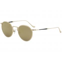 Matsuda Men's M3058 M/3058 Fashion Round Sunglasses - Gold - Lens 48 Bridge 22 Temple 145mm