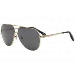 Chopard Men's SCHC30 SCH/C30 300W Gold Fashion Pilot Polarized Sunglasses 63mm - Gold - Lens 63 Bridge 11 Temple 145mm