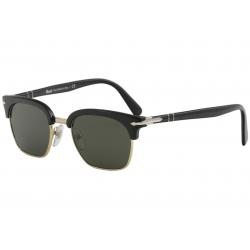 Persol Men's PO3199S PO/3199/S Fashion Square Sunglasses - Black - Lens 50 Bridge 20 B 39.8 ED 53 Temple 145mm