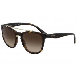Valentino Women's VA4002 VA/4002 Fashion Square Sunglasses - Havana Gold/Brown Gradient   5002/13 - Lens 54 Bridge 20 B 45.9 ED 60.3 Temple 140mm