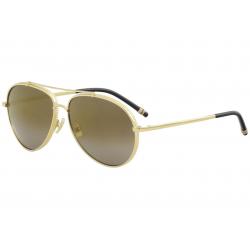 Boucheron Women's BC 0003S 0003/S Fashion Sunglasses - Gold/Brown   009 - Lens 58 Bridge 14 Temple 140mm