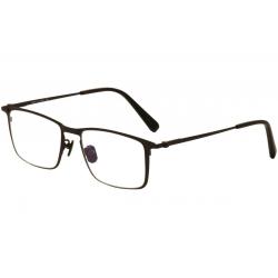 Brioni Men's Eyeglasses BR 0013O 0013/O Titanium Full Rim Optical Frame - Black - Lens 53 Bridge 19 Temple 145mm