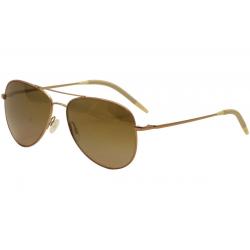 Oliver Peoples Men's Kannon OV1191S OV/1191/S Fashion Aviator Sunglasses - Rose Gold Beige/Rose Glass Mirror   5037 42  - Lens 50 Bridge 24 Temple 140mm