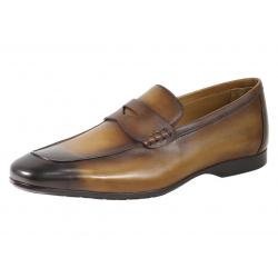 Bruno Magli Men's Margot Penny Loafers Shoes - Brown - 9 D(M) US