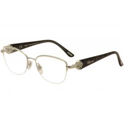 Chopard Women's Eyeglasses A93S 93/S Half Rim Optical Frames - Black - Lens 53 Bridge 17 Temple 140mm