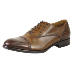Bruno Magli Men's Pisa Leather Oxfords Shoes - Cognac - 9.5 D(M) US