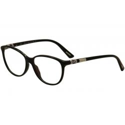 Chopard Women's Eyeglasses VCH 199S 199/S Full Rim Optical Frames - Black/23kt Gold Plated W/Crystal Accents   0700 - Lens 54 Bridge 15 Temple 140mm