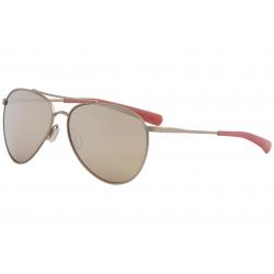 Costa Del Mar Women's Piper PIP184 Fashion Pilot Titanium Polarized Sunglasses - Gold - Lens 58 Bridge 15 Temple 130mm