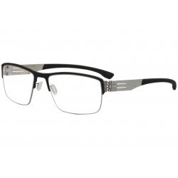 Ic! Berlin Men's Eyeglasses Max S. Full Rim Optical Frame - Black - Lens 54 Bridge 19 Temple 145mm