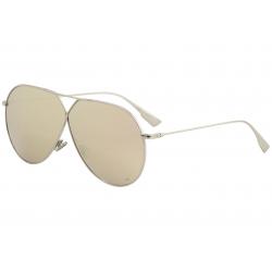 Christian Dior Women's DiorStellaire3 Fashion Pilot Sunglasses - Palladium/Pink Gold Mirror   010/SQ - Lens 65 Bridge 01 B 55.8 ED 71.9 Temple 145mm