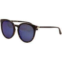 Gucci Men's GG0064SK GG/0064/SK Fashion Sunglasses - Brown Havana Gold/Blue Flash Mirror    003 - Lens 55 Bridge 20 Temple 135mm