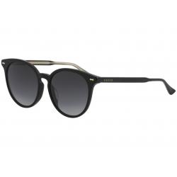 Gucci Women's Opulent Luxury GG0195SK GG/0195/SK Fashion Round Sunglasses - Black - Lens 55 Bridge 18 Temple 150mm