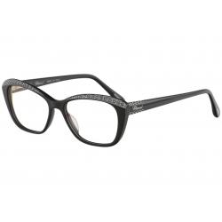 Chopard Women's Eyeglasses VCH229S VCH/229/S Full Rim Optical Frame - Black - Lens 52 Bridge 16 Temple 140mm
