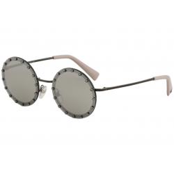 Valentino Women's VA2010B VA/2010/B Fashion Round Sunglasses - Grey - Lens 52 Bridge 18 B 50.2 ED 52.1 Temple 135mm